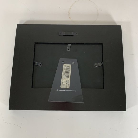 One Crazy Family Photo Black Frame Tabletop Fits 4"x6" Picture Silver Plate - Picture 7 of 12